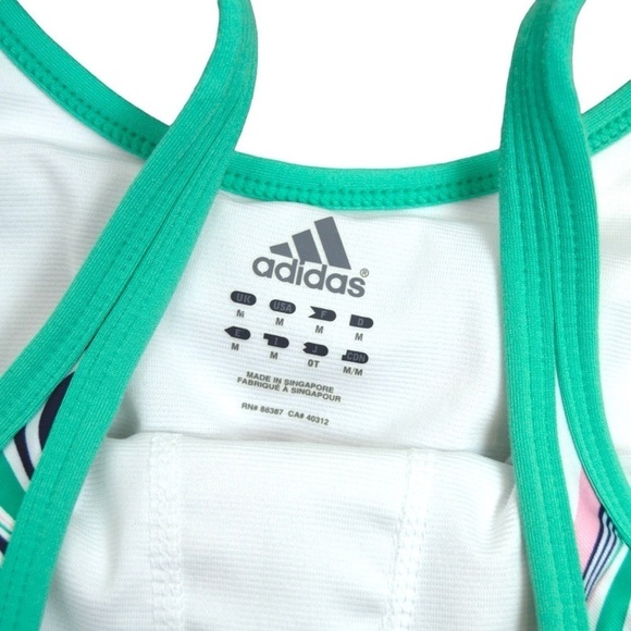 Adidas‎ Wave Climalite Tankini with Built In Shelf Bra, Medium - Picture 2 of 9